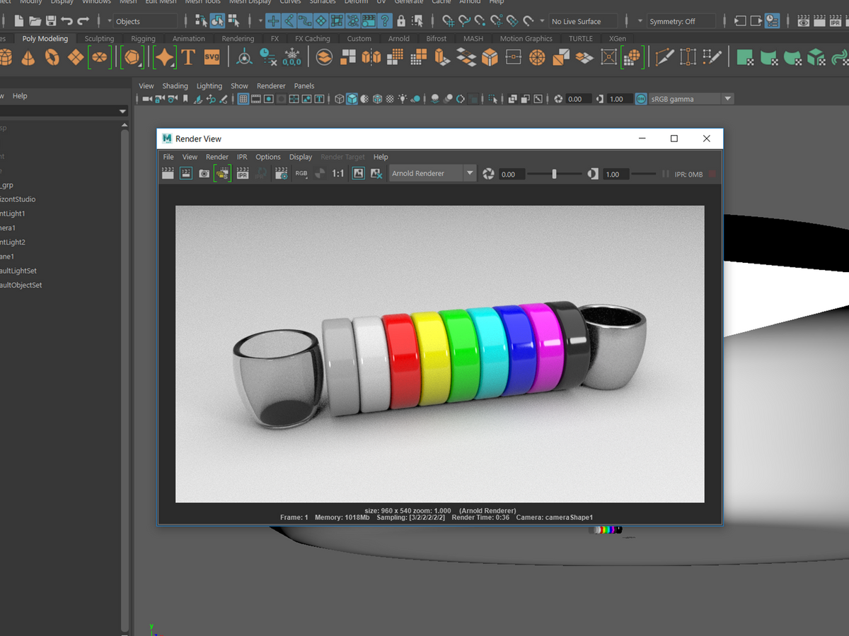 Maya2018 Render View Maya2018 Render View