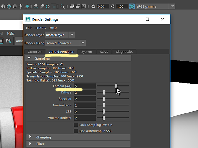 Maya2018 Render Settings Maya2018 Render Settings
