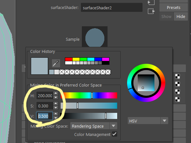 MAYA Color Chooser MAYA Color Chooser