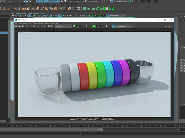 MAYA Render View MAYA Render View
