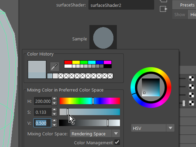 MAYA Color Chooser MAYA Color Chooser