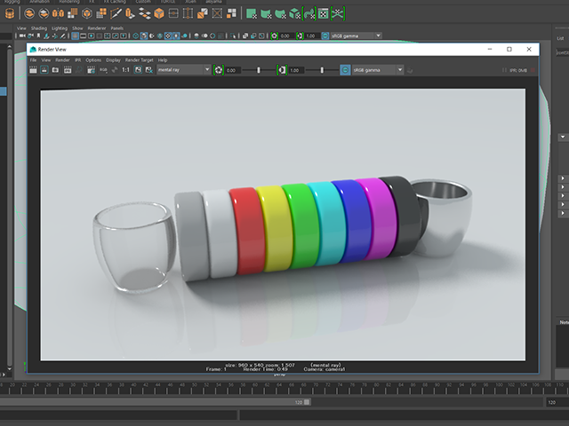 MAYA Render View MAYA Render View