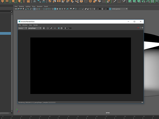 Maya2018 Arnold RenderView Maya2018 Arnold RenderView