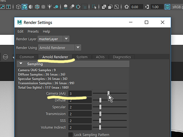 Maya2018 Render Settings Maya2018 Render Settings