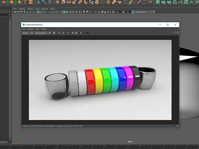 Maya2018 Arnold RenderView Maya2018 Arnold RenderView