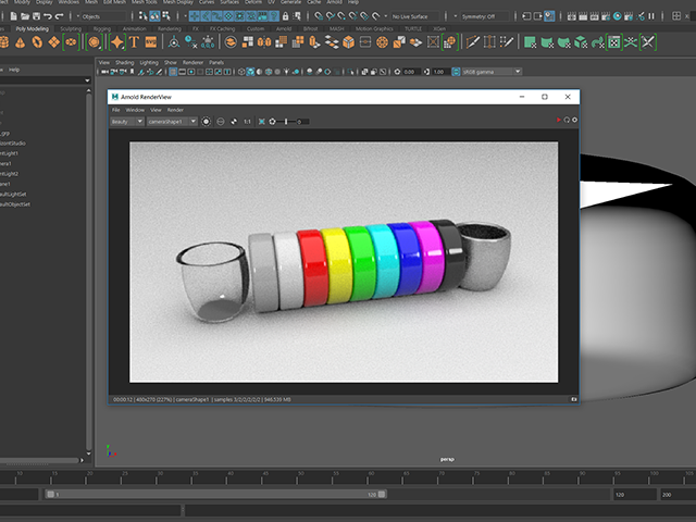 Maya2018 Arnold RenderView Maya2018 Arnold RenderView
