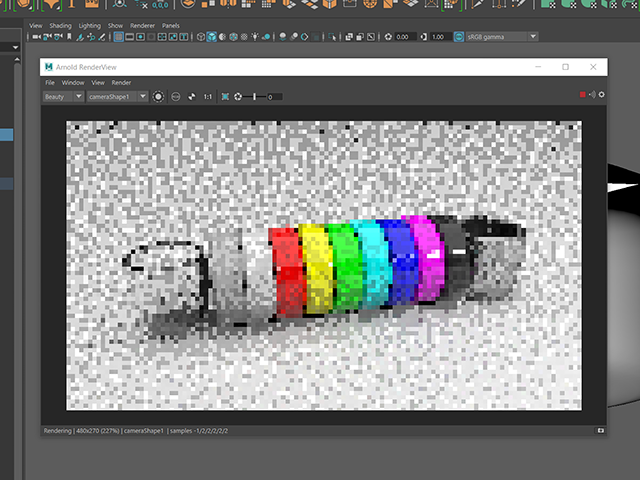 Maya2018 Arnold RenderView Maya2018 Arnold RenderView