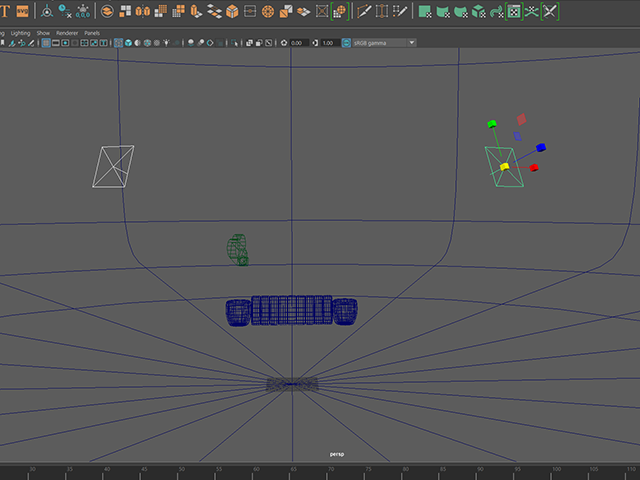 Maya2018 Select aiAreaLight1 Maya2018 Select aiAreaLight1