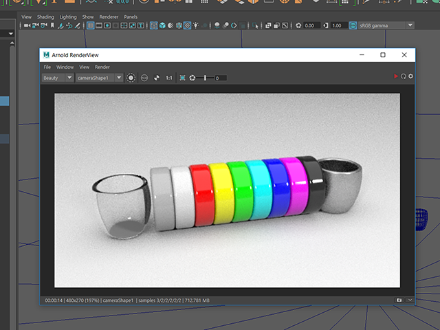 Maya2018 Arnold RenderView Maya2018 Arnold RenderView