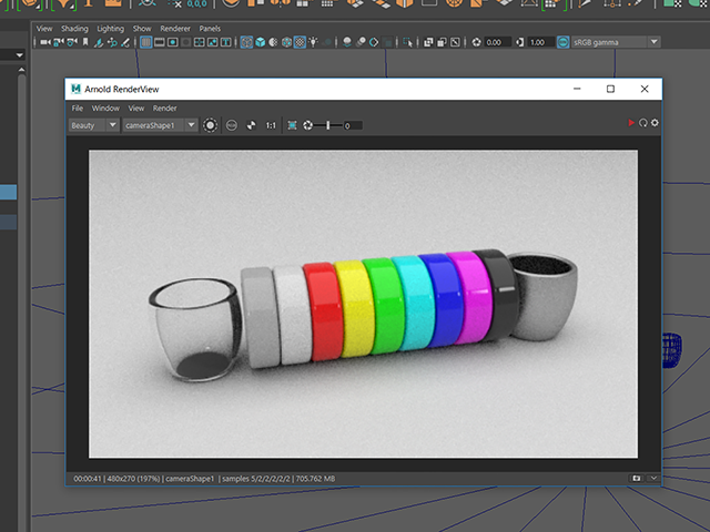 Maya2018 Arnold RenderView Maya2018 Arnold RenderView