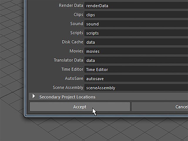 Maya2018 Project Window Maya2018 Project Window