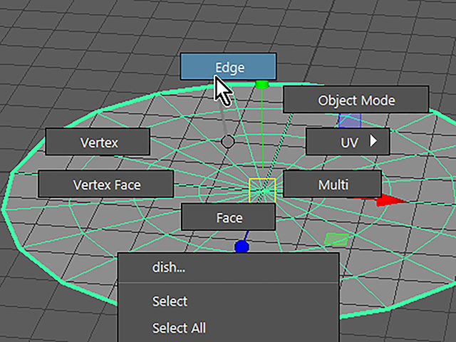 Maya2018 Select Edges Maya2018 Select Edges