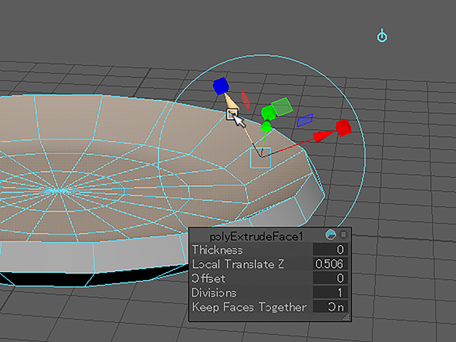 Maya2018 Extrude Face Maya2018 Extrude Face