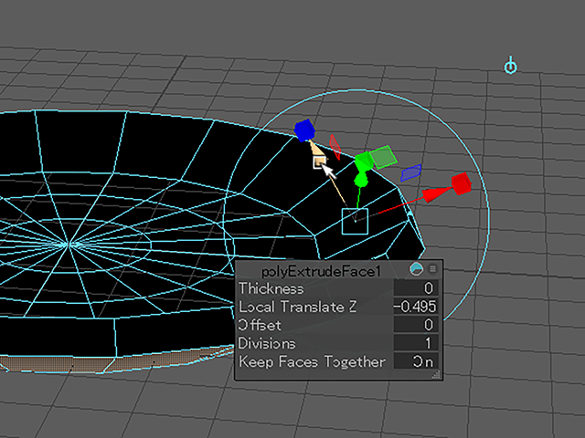 Maya2018 Extrude Face Maya2018 Extrude Face
