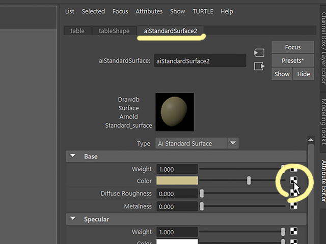 Maya2018 aiStandardSurface2 Maya2018 aiStandardSurface2