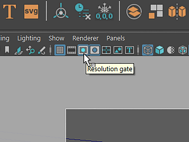 Maya2018 Resolution gate Maya2018 Resolution gate