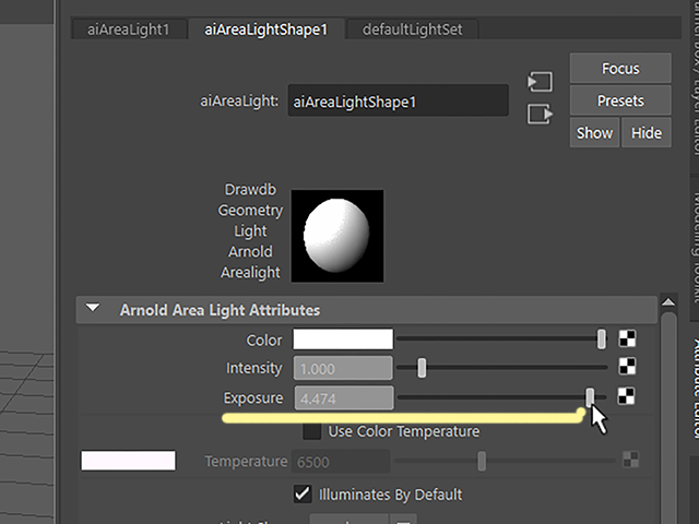 Maya2018 aiAreaLight1 Maya2018 aiAreaLight1