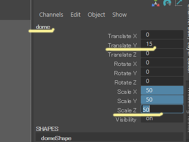 Maya2018 Channel Box Maya2018 Channel Box