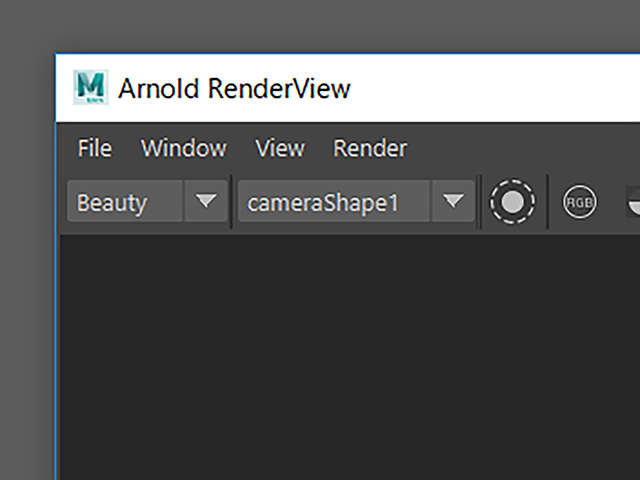 Maya2018 Arnold RenderView Maya2018 Arnold RenderView