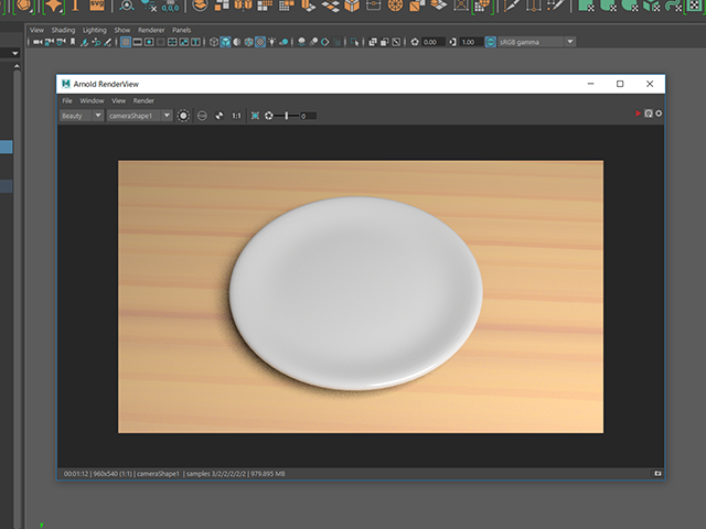 Maya2018 Arnold RenderView Maya2018 Arnold RenderView
