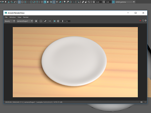 Maya2018 Arnold RenderView Maya2018 Arnold RenderView