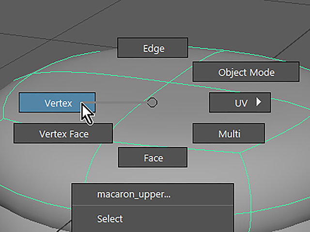Maya2018 Select Vertex Maya2018 Select Vertex