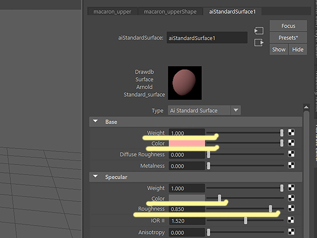 Maya2018 aiStandardSurface1 Maya2018 aiStandardSurface1