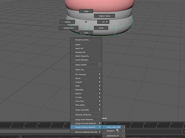 Maya2018 Assign Existing Material Maya2018 Assign Existing Material