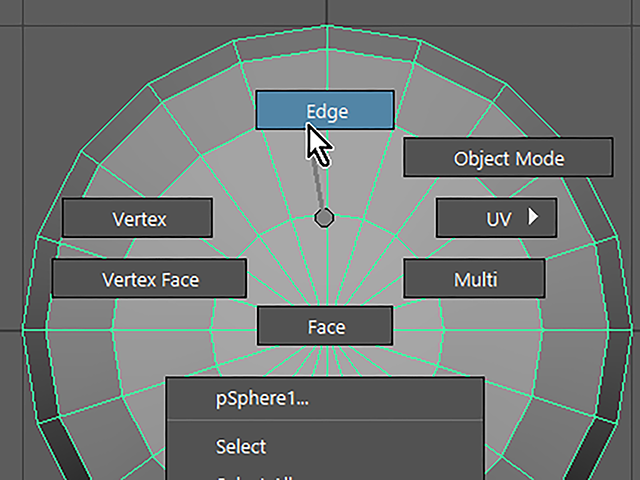 Maya2018 Select Edge Maya2018 Select Edge