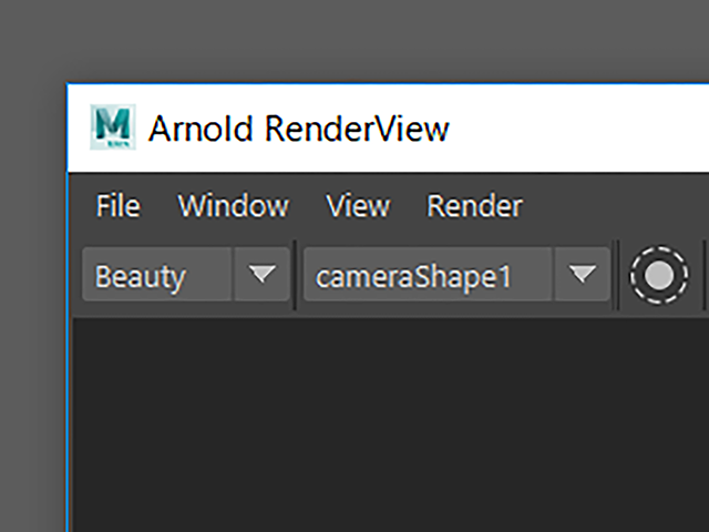 Maya2018 Arnold RenderView Maya2018 Arnold RenderView