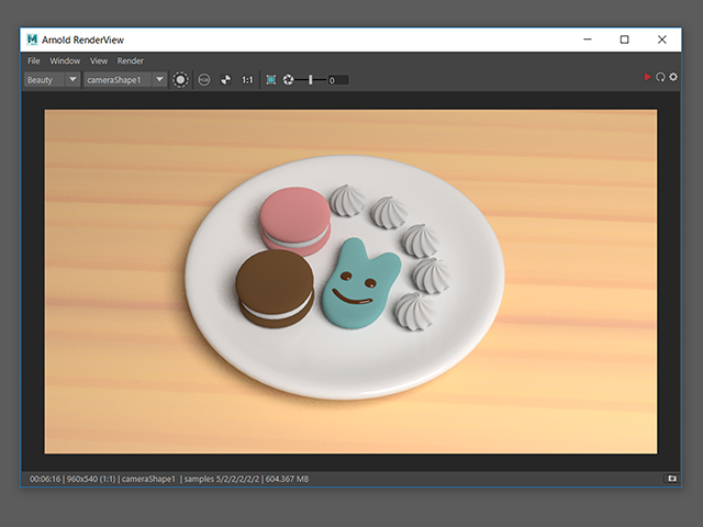 Maya2018 Arnold RenderView Maya2018 Arnold RenderView