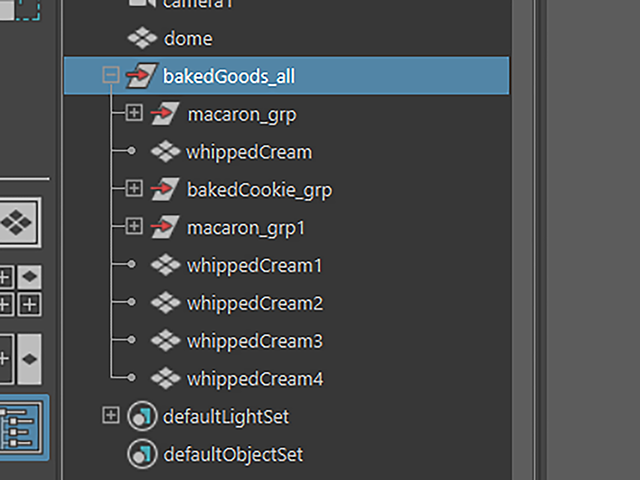 Maya2018 Outliner Maya2018 Outliner