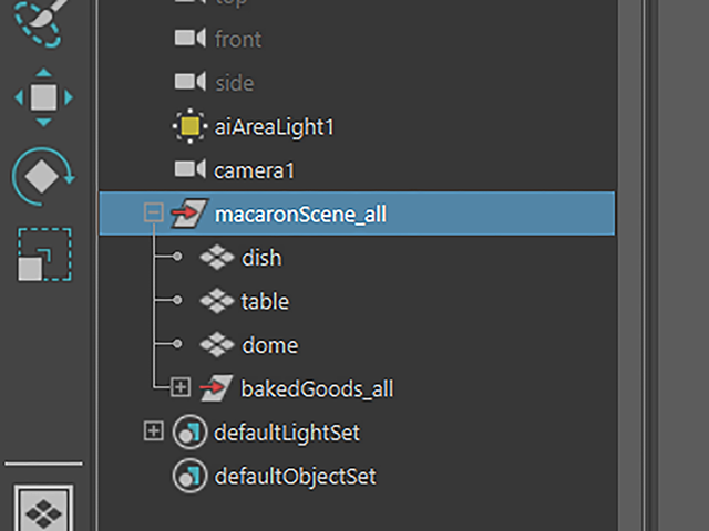 Maya2018 Outliner Maya2018 Outliner