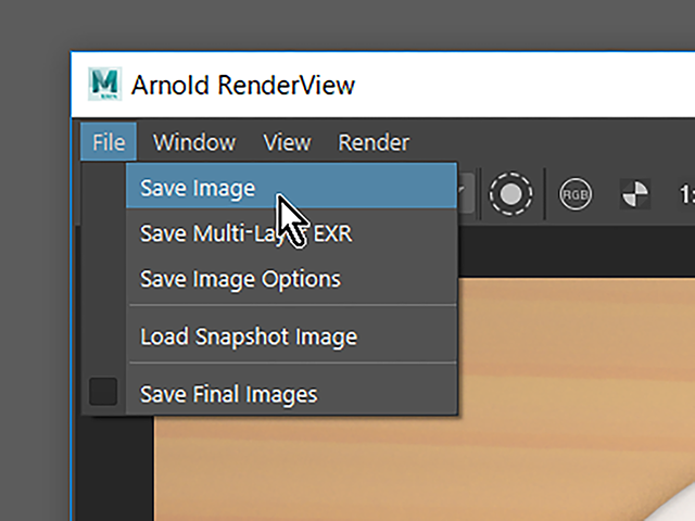 Maya2018 Arnold RenderView Maya2018 Arnold RenderView