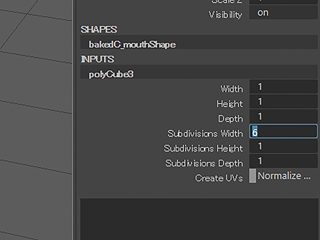 Maya2018 Subdivision Width Maya2018 Subdivision Width