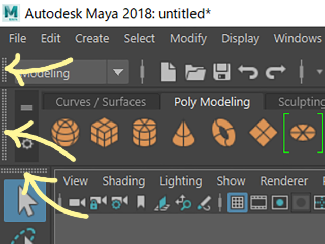 Maya2018 Interface Maya2018 Interface
