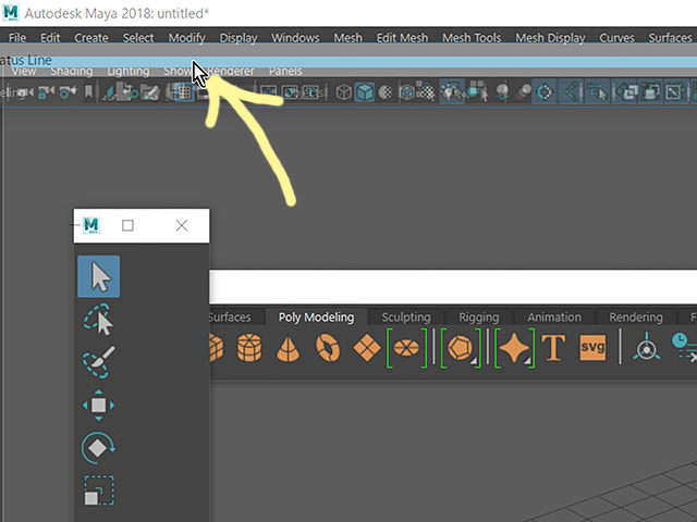 Maya2018 Interface Maya2018 Interface