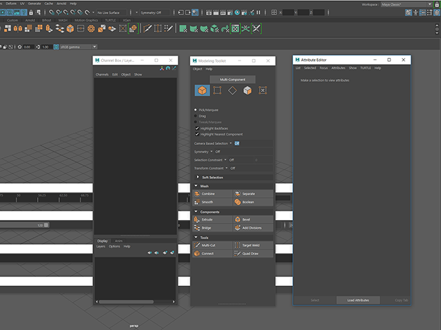 Maya2018 Interface Maya2018 Interface