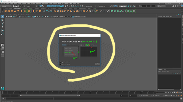 Maya2018 Interface Maya2018 Interface