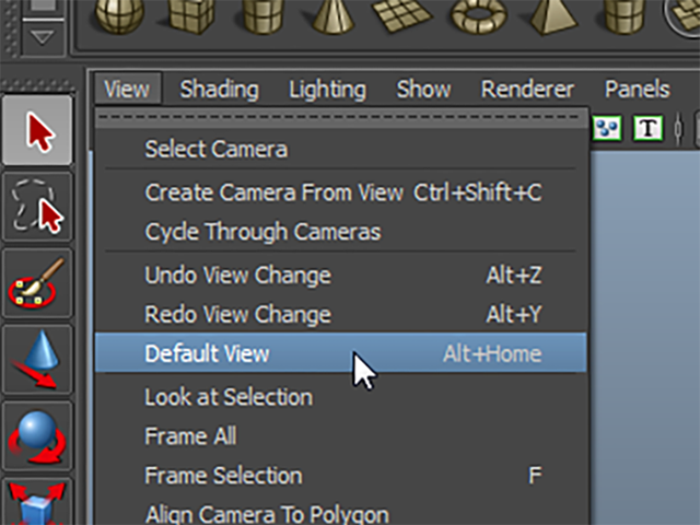 パネルメニューのView→Default Viewを実行してください。 パネルメニューのView→Default Viewを実行してください。