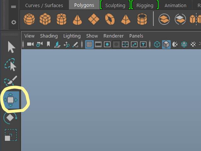 MAYA Move Toolアイコン MAYA Move Toolアイコン