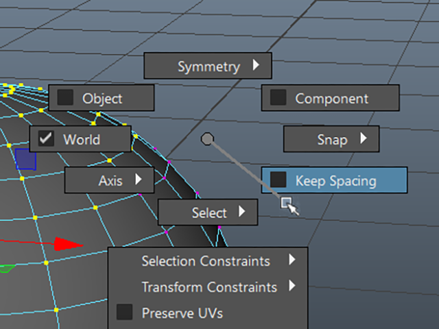 MAYA Keep Spacing MAYA Keep Spacing