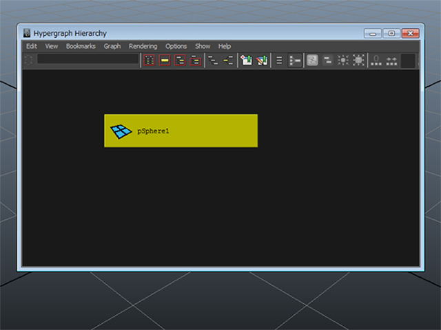 MAYA Windows→Hypergraph Hierarchy MAYA Windows→Hypergraph Hierarchy