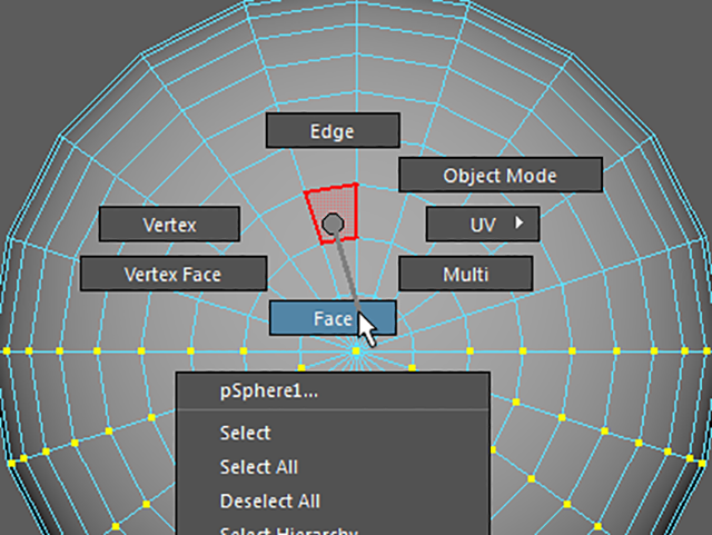 MAYA Select Face MAYA Select Face