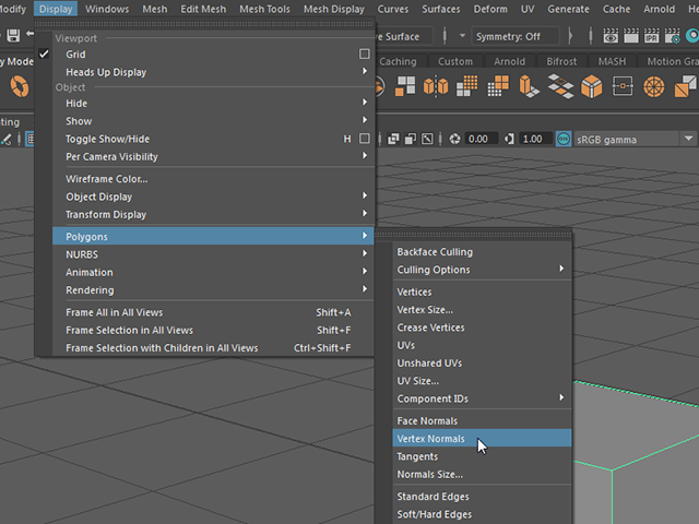 MAYA Vertex Nomals MAYA Vertex Nomals