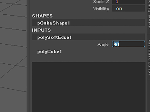 MAYA polySoftEdge1 MAYA polySoftEdge1