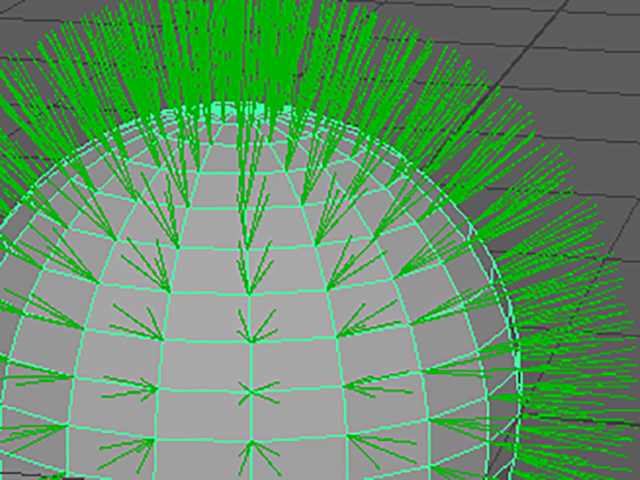 MAYA Vertex Nomals MAYA Vertex Nomals