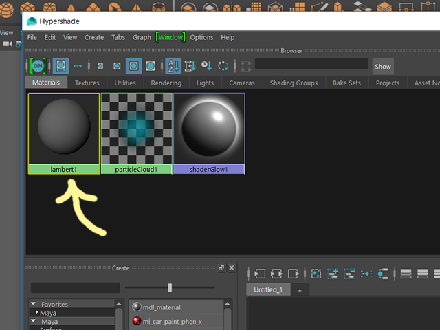 MAYA Hypershade MAYA Hypershade