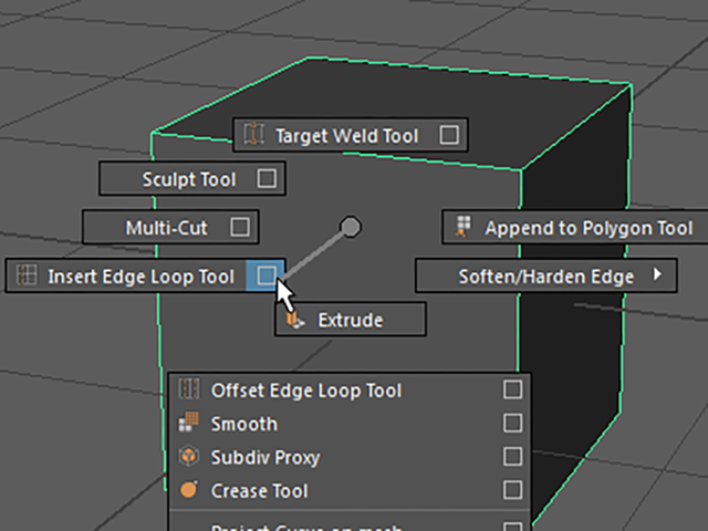 MAYA Insert Edge Loop Tool MAYA Insert Edge Loop Tool