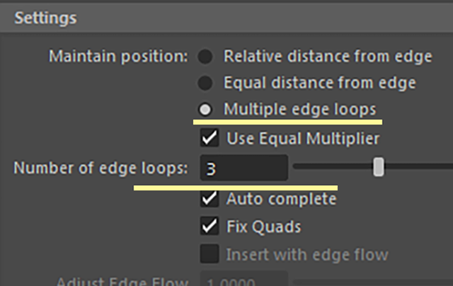 MAYA Insert Edge Loop Tool MAYA Insert Edge Loop Tool
